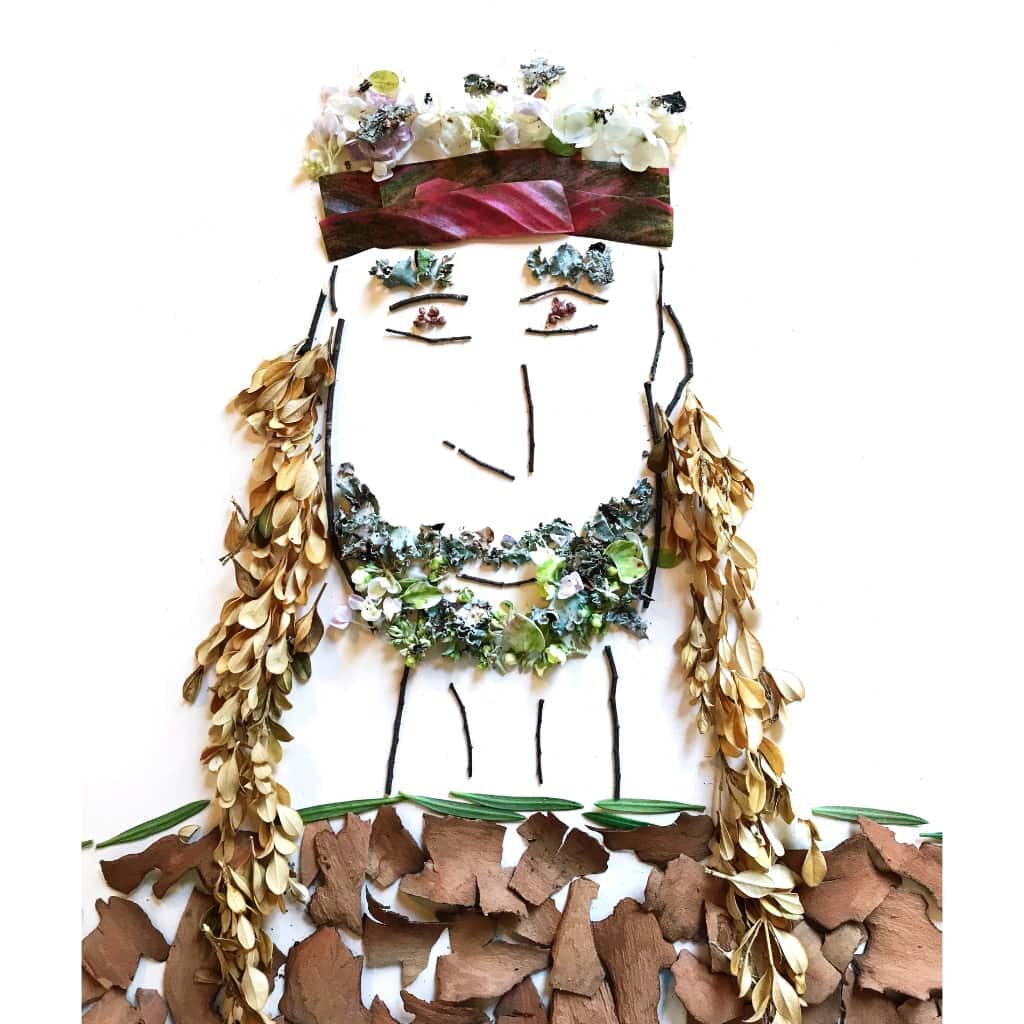 Willie-Nelson-foliage-face-by-Caroline-Lord
